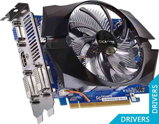 Видеокарта Gigabyte GeForce GT 740 OC 2GB GDDR5 (GV-N740D5OC-2GI (rev. 2.0))