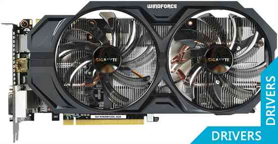  Gigabyte GeForce GTX 760 WindForce 2 OC 2GB GDDR5 (GV-N760WF2OC-2GD)