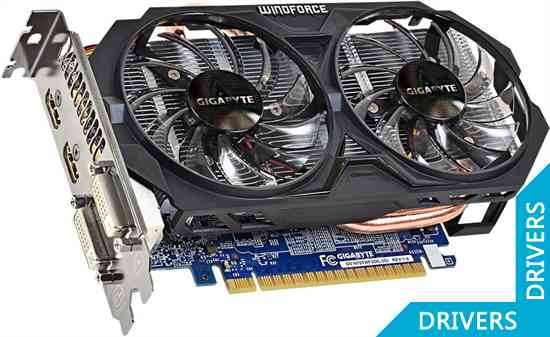 Видеокарта Gigabyte GeForce GTX 750 Ti WindForce 2 OC 2GB GDDR5 (GV-N75TWF2OC-2GI)