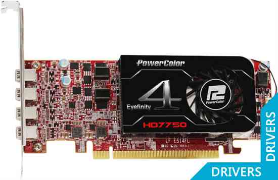  PowerColor HD 7750 Eyefinity 4 LP Edition 2GB GDDR5 (AX7750 2GBD5-4DL)