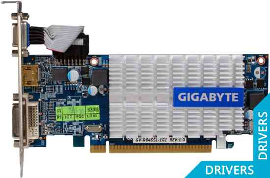 Видеокарта Gigabyte HD 6450 1024MB DDR3 (GV-R645SL-1GI)
