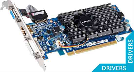 Видеокарта Gigabyte GeForce 210 1024MB DDR3 (GV-N210D3-1GI)