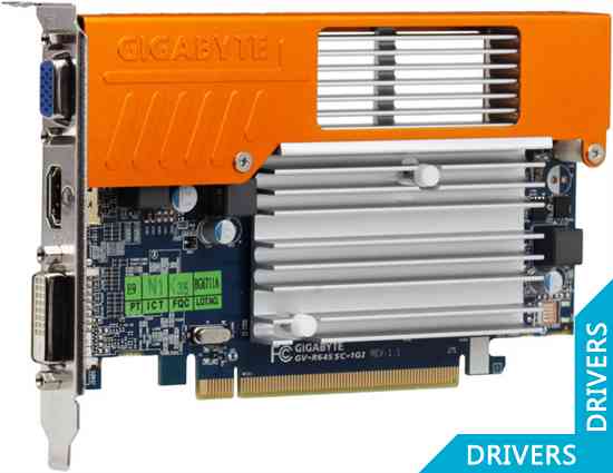 Видеокарта Gigabyte HD 6450 1024MB DDR3 (GV-R645SC-1GI)