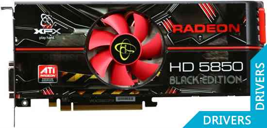 Видеокарта XFX Radeon HD 5850 Black Edition 1GB GDDR5 (HD-585X-ZABC)