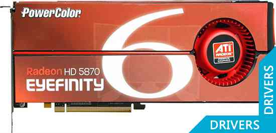 Видеокарта PowerColor HD5870 2GB GDDD5 Eyefinity 6 Edition (AX5870 2GBD5-M6D)