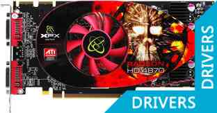Видеокарта XFX Radeon HD 4870 1GB (HD-487A-ZWFC)