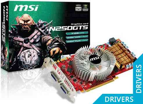 Видеокарта MSI GeForce N250GTS-2D512-OC