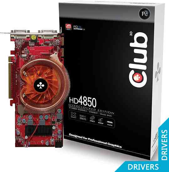 Видеокарта Club 3D Radeon HD4850 512MB GDDR3 Overclocked Edition
