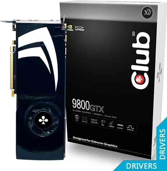  Club 3D GeForce 9800GTX 512MB