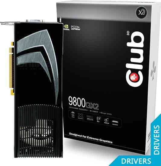 Видеокарта Club 3D GeForce 9800GX2 1024MB Dual GPU